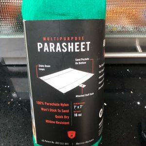 Multipurpose parasheet for beach